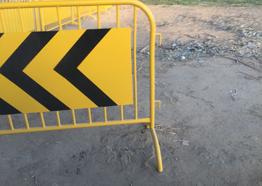 Removable Construction Site Crowd Safety Barriers Concrete Road Barriers
