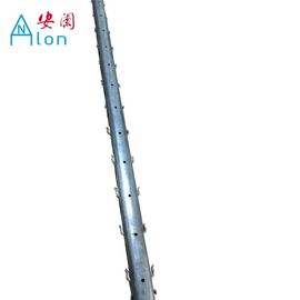Plum Blossom Metal Grape Stakes / Metal Vineyard Posts With H Hole Pillar Shape
